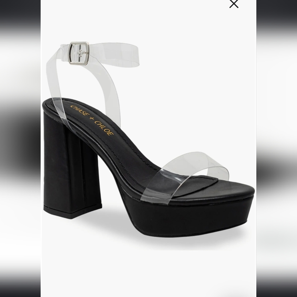 Chase + Chloe Pink Women's Heels - Picture 7 of 7